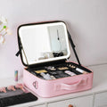 LED Mirror Cosmetic Case – Large Makeup Storage Bag